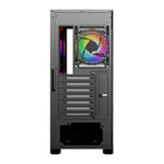 Vida Solus Black Tempered Glass ATX PC Gaming Case