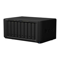 Synology DS1821+ 8 Bay Desktop NAS Enclosure 2.5"/3.5" HDD/SSD + 2x M.2 NVMe