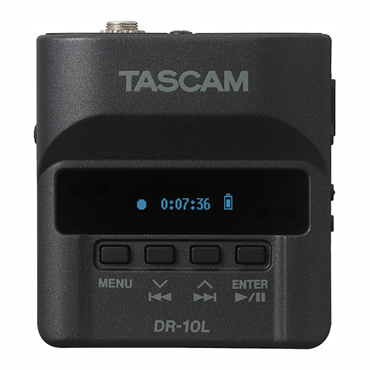 Tascam DR-10L Digital Audio Recorder With Lavalier Microphone