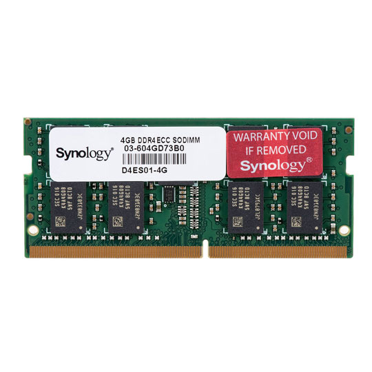 Synology 4GB DDR4 ECC Unbuffered SO-DIMM