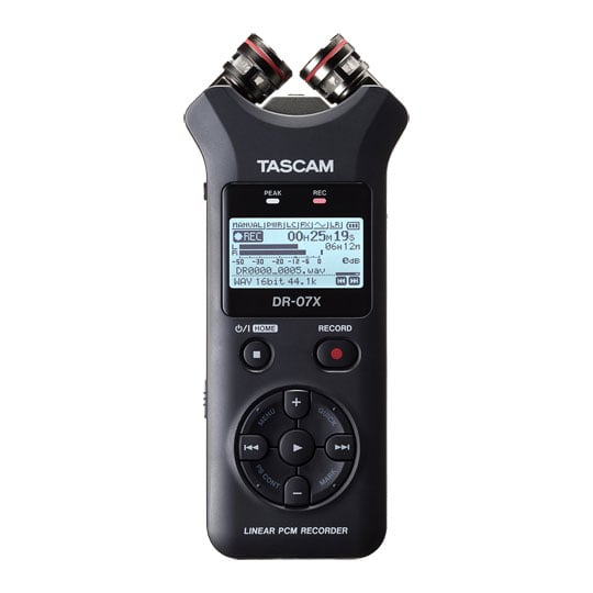(Open Box) Tascam - 'DR-07X' Stereo Handheld Audio Recorder & USB Audio Interface