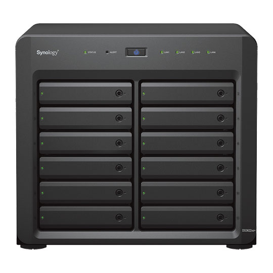 Synology DiskStation DS3622xs+ 12 Bay 3.5"/2.5" HDD/SSD Desktop NAS Enclosure