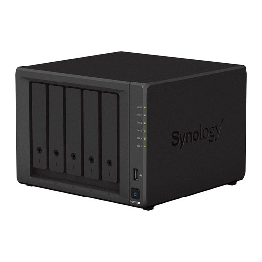 Synology Diskstation DS1522+ with 5x HAT5300-4T Hard Drives