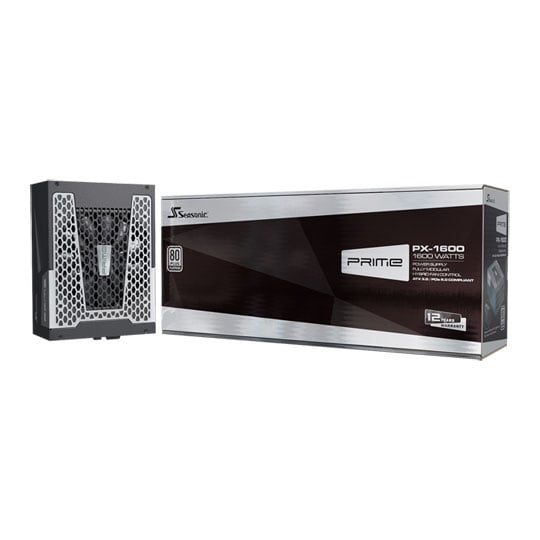 Seasonic PRIME PX 1600 PCIE 5 1600Watt Full Modular 80+ Platinum PSU/Power Supply ATX3.1