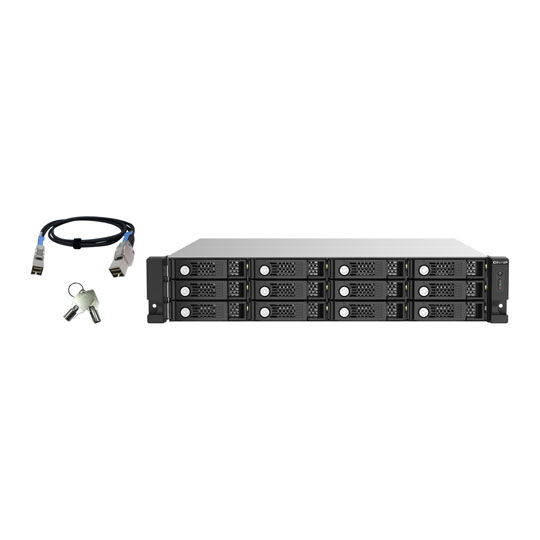 QNAP TL-R1220Sep-RP 12 Bay SAS/SATA Expansion Unit Enclosure