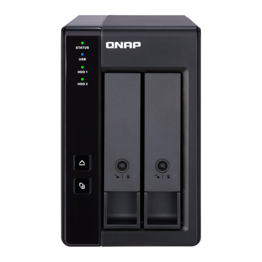 QNAP TR-002 2-bay SATA Direct Attached Storage Expansion Enclosure