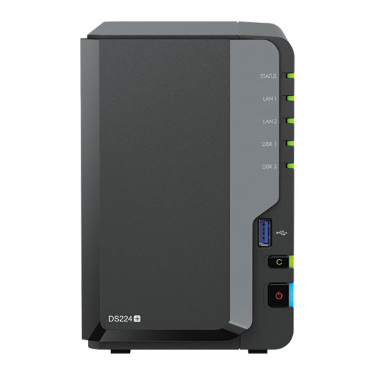 Synology DiskStation DS224+ 8TB Desktop NAS Unit GbE LAN USB 3.2 Gen1 : image 3