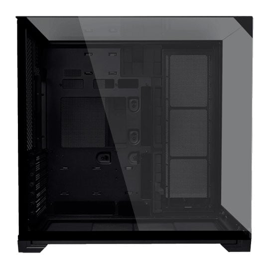 Lian Li O11 Vision Compact Black Dual Chamber Mid Tower Triple Tempered Glass PC Gaming Case