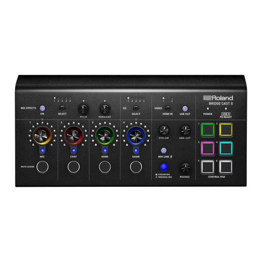 (Open Box) Roland BRIDGE CAST X Dual Bus Streaming Mixer and Video Capture Interface